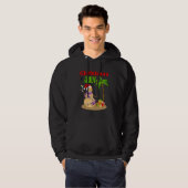 Christmas In July  Snowman Sand Palm Tree Summer_1 Hoodie (Vorne ganz)