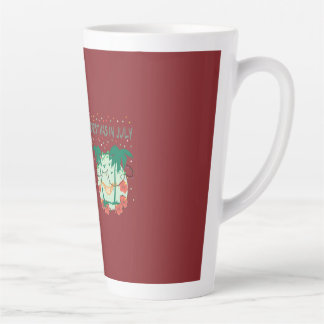 Christmas in July Tropical Colorful Christmas Tree Milchtasse