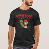 Christmas in July Tropical Holiday Palms Beach Sho T-Shirt (Vorderseite)