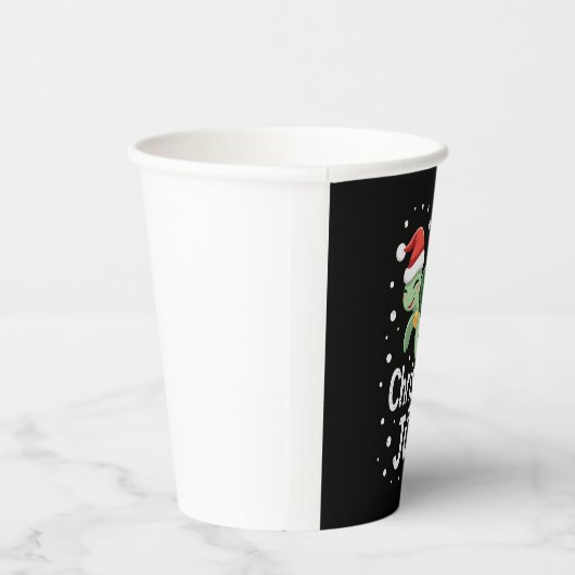 Christmas In July Turtle Summer Xmas Tortoise Wome Pappbecher (Rechts)