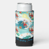 Christmas in July with SANTA CLAUS   Selters Dosenkühler (Seltzer Vorderseite)