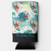 Christmas in July with SANTA CLAUS Selters Dosenkühler (Vorderseite)