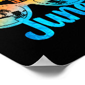 Christmas In June Sungles Funny Summer Vacation Poster (Ecke)