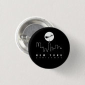 Christmas in New York City Button (Vorne & Hinten)