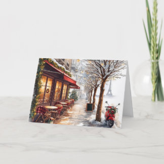 Christmas In Paris Card Karte
