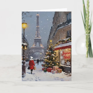 Christmas In Paris Card Karte