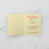 Christmas in Paris Eiffel Tower Winter Personalize Einladung (Innenseite)