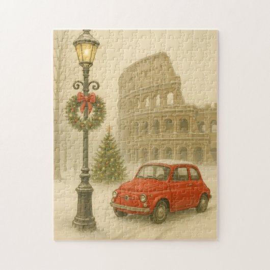 Christmas in Rome Italy – Holiday Art Puzzle (Vertikal)