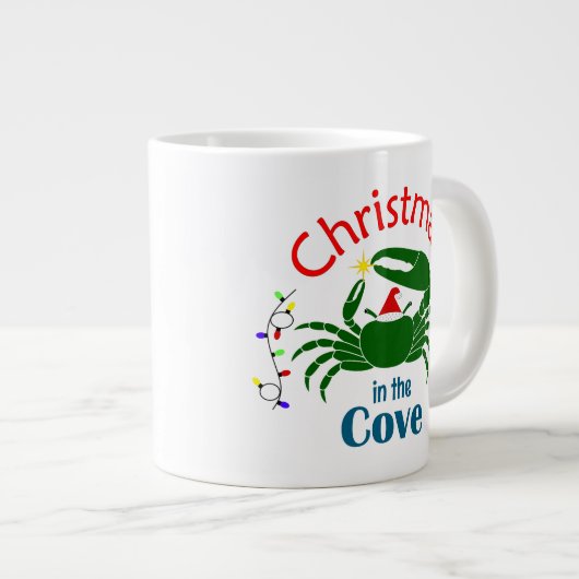 Christmas in the Cove Jumbo 20 oz Mug Jumbo-Tasse (Vorderseite Rechts)
