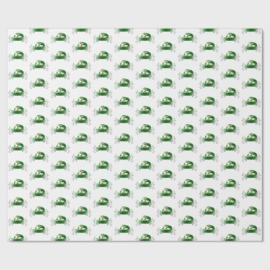 Christmas in the Cove Wrapping Paper Geschenkpapier (Flach)