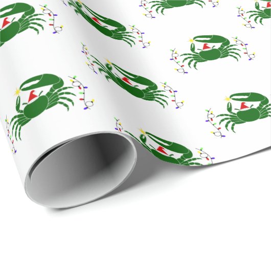 Christmas in the Cove Wrapping Paper Geschenkpapier (Rolleneckpunkt)