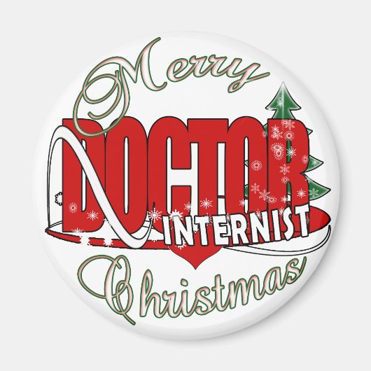 CHRISTMAS INTERNIST MAGNET (Vorne)
