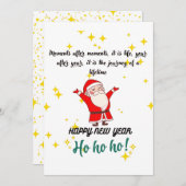 CHRISTMAS INVITATION EINLADUNG (Vorne/Hinten)