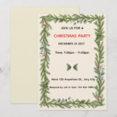 Christmas Invitation  Einladung (Vorne/Hinten)