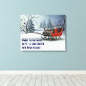 CHRISTMAS INVITATION LEINWAND (Insitu (Holzboden))