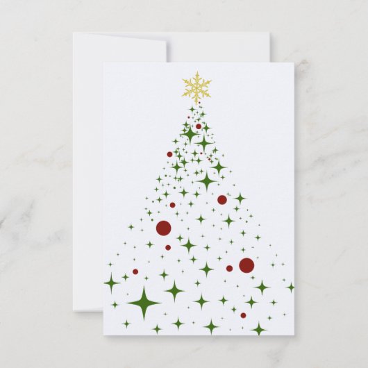 Christmas Invitation – Santa & Reindeer Winter Einladung (Rückseite)