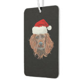 Christmas Irish Setter Classic T-Shirt Autolufterfrischer (Links)