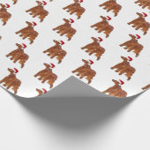 Christmas Irish Setter Geschenkpapier (Ecke)