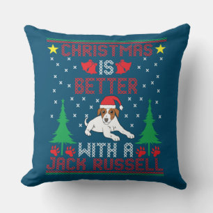 Christmas Is Better With A Jack Russell Terrier Ug Kissen