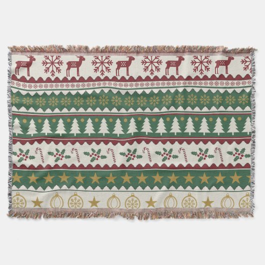 Christmas is cozy and refreshing Throw Blanket Decke (Vorderseite)