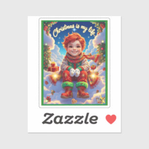 Christmas is my life,  aufkleber