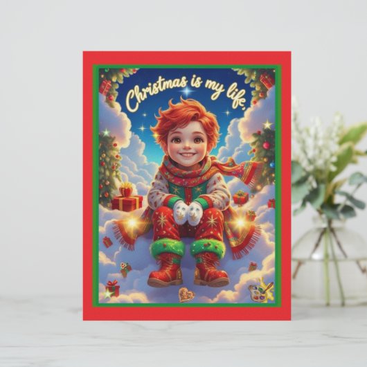 Christmas is my life, briefbogen (Stehend Vorderseite)
