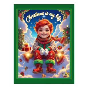 Christmas is my life, fotodruck