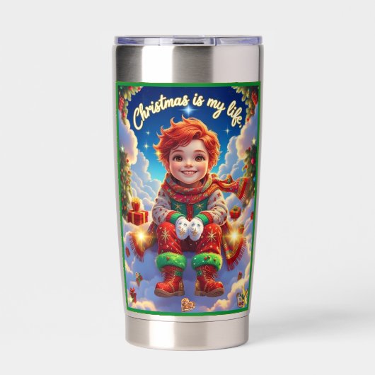 Christmas is my life, thermobecher (Vorderseite)