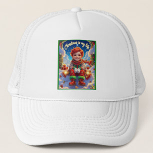 Christmas is my life, truckerkappe