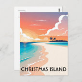 Christmas Island Travel Postkarte (Vorne/Hinten)