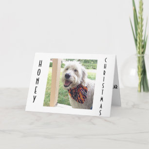 CHRISTMAS IST BESONDERS/JÄHRLICH CHRISTMAS DOGGIE FEIERTAGSKARTE