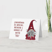 CHRISTMAS IST BESONDERS, WEIL ES MIT "IHNEN" IST KARTE (Vorderseite)