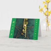 CHRISTMAS IST DER ZEITPUNKT FÜR "ERINNERUNGEN" KARTE (Gelbe Blume)