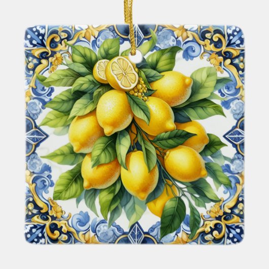 Christmas Italian Lemons Ornament (Vorderseite)