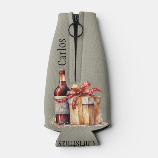 Christmas It's the most wonderful time for a beer Flaschenkühler (Rückseite)