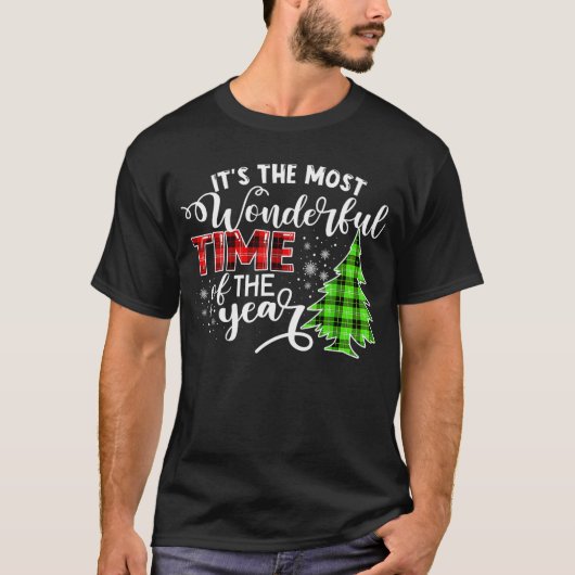 Christmas It's The Most Wonderful Time Of The Year T-Shirt (Vorderseite)