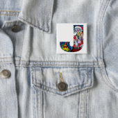 CHRISTMAS J SCHREIBEN / SANTA MIT VIOLIN MONOGRAMM BUTTON (Beispiel)