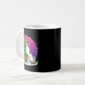Christmas Jack Russell Santa Hat Xmas Jack Russell Kaffeetasse (Vorderseite Links)