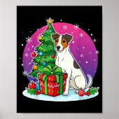 Christmas Jack Russell Santa Hat Xmas Jack Russell Poster (Vorne)