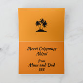 Christmas Jamaican Rasta Tropical Karte (Innenseite)