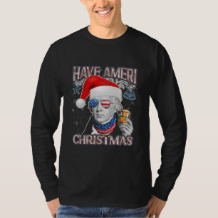 Christmas James Madison Weihnachtsmannmütze Americ T-Shirt