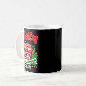 Christmas Jelly Of The Month Club Member Funny Xma Kaffeetasse (Vorderseite Links)
