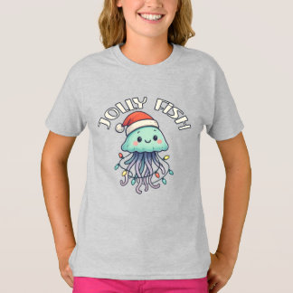 Christmas Jellyfish Jolly Fish T-Shirt