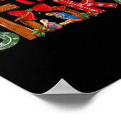 Christmas Jesus Cross Religious Christian Xmas Tru Poster (Ecke)