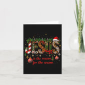 Christmas Jesus Is The Reason For Season Xmas Chri Karte (Vorderseite)