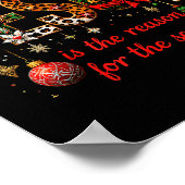 Christmas Jesus Is The Reason For Season Xmas Chri Poster (Ecke)