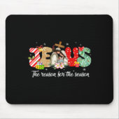 Christmas Jesus Is The Reason For The Season Jesus Mousepad (Vorne)