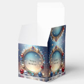 Christmas Jewel Frame Holiday Favor Box Geschenkschachtel (Geöffnet)