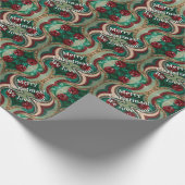 Christmas Jewel Tones Geschenkpapier (Ecke)