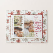 Christmas Jigsaw Puzzle | Family Photo Gift (Horizontal)